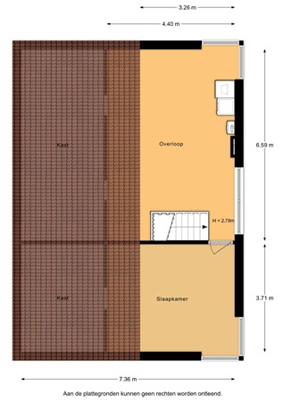 Floorplan - Jaap Bijzerweg 6, 3446 CR Woerden